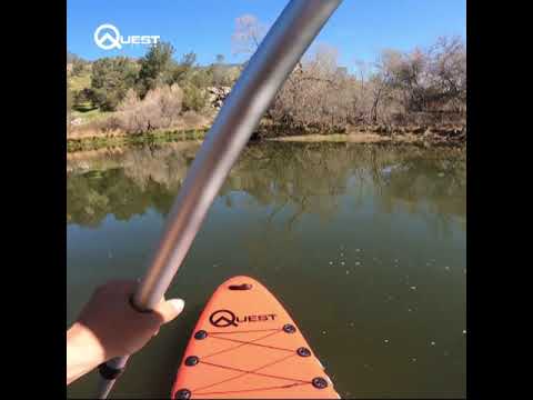 Quest Super Deluxe Inflatable Stand-Up Paddle Board (Red black) 🏄‍♂️🏄‍♂️🏄‍♂️.