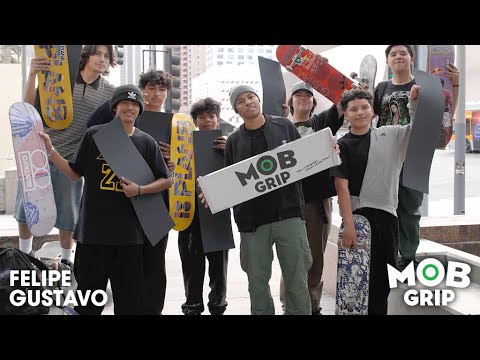 Felipe Gustavo Gives Away MOB Grip! Mobbin’ w/ Felipe Gustavo