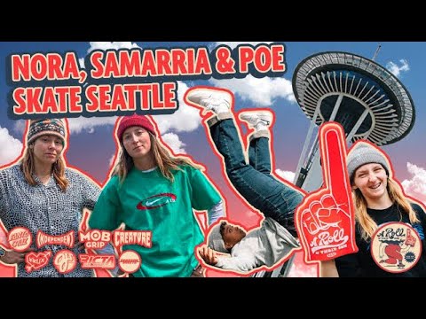 Nora, Samarria & Poe Skate Seattle | MOB Grip