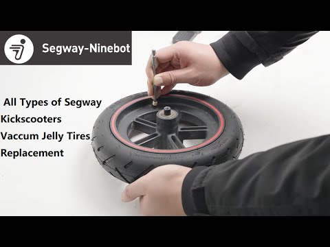 Segway Ninebot All Type of Kickscooter Vaccume Jelly Tire Replacement Tutorial